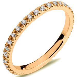 Χρυσό δαχτυλίδι γυναικείο Κ14 ~ολόβερο~ (RX1518)