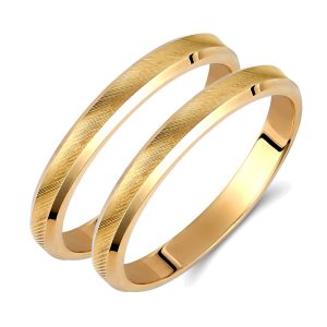 Ζευγάρι Βέρες γάμου-αρραβώνα Χρυσό Κ14 (Σχ.220Κ)