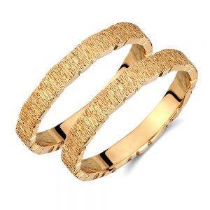 Ζευγάρι Βέρες γάμου-αρραβώνα Χρυσό Κ14 (Σχ.426)