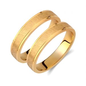 Ζευγάρι Βέρες γάμου-αρραβώνα Χρυσό Κ14 (Σχ.410)