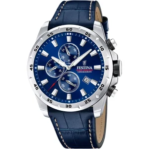 Festina Chronograph Men’s BlueLeather Watch (F20692/2)